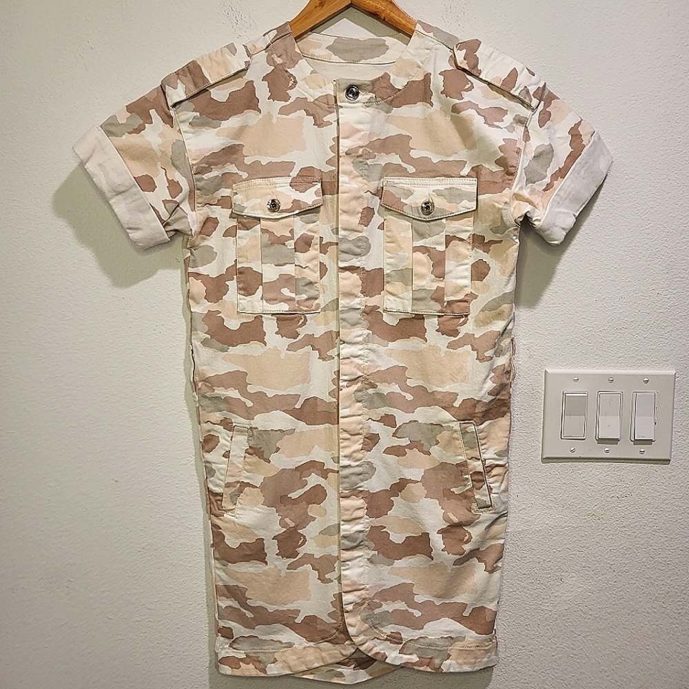 CAMO mauve midi dress button up by Patrizia Pepe